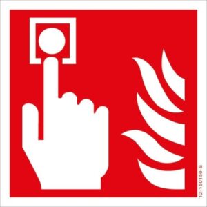 Brandschutzschild "Brandmelder", ISO 7010