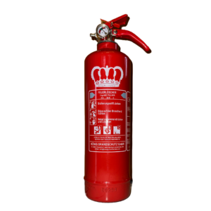 König 1 kg Pulver-Feuerlöscher ABC Dauerdruck 2 LE DIN EN3