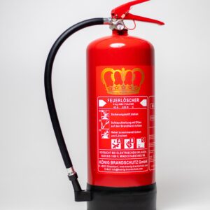 König 6 kg Pulverlöscher ABC Dauerdruck 12 LE DIN EN3