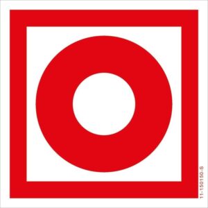 Brandschutzschild "Brandmelder", BGV A8 F08