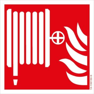 Brandschutzschild "Löschschlauch", ISO 7010
