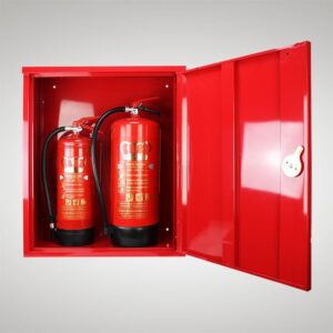 Feuerlöscher Schutzschrank für 2 Stück a 9-12 kg (Schloss)