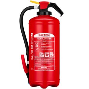 BAVARIA 9 kg Pulverlöscher Auflade. 12 LE DIN EN3